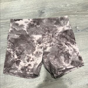 Lululemon Athletica Tie-Dye Bike Shorts
